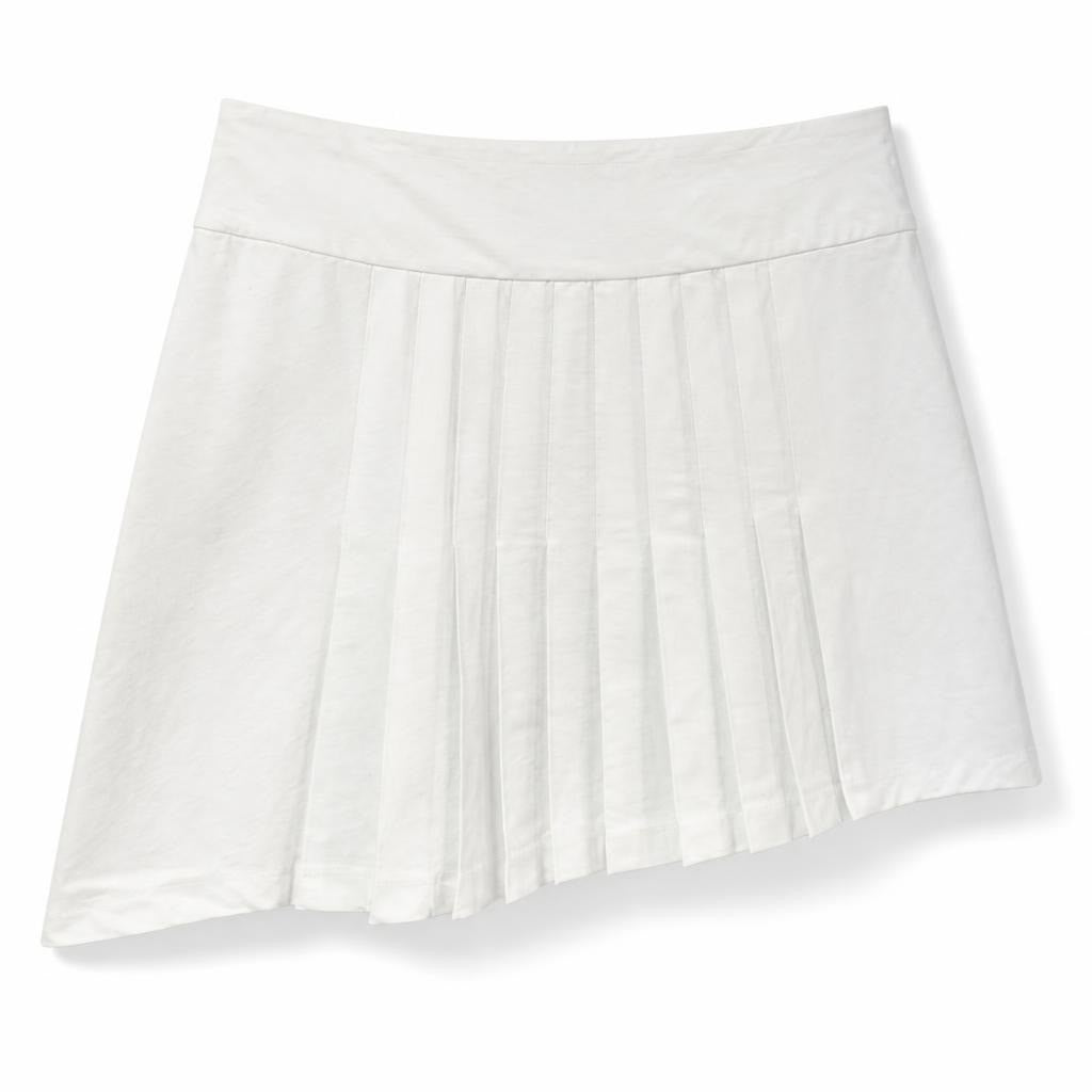 White pleated mini tennis skirt | Pre-Loved | Why Go Less