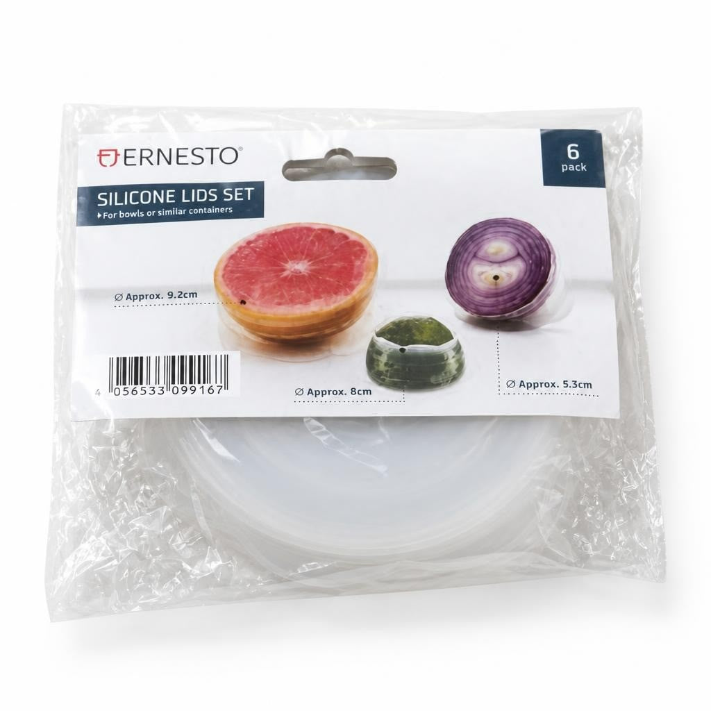 Ernesto lot de 6 couvercles en silicone, couvercles alimentaires | Seconde main | Pourquoi dépenser plus