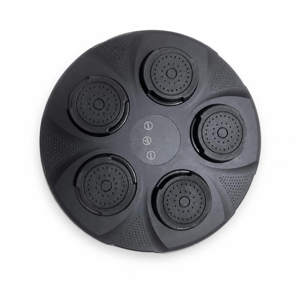 Batterie électronique, ronde, noire, 4 pads | D'occasion | Pourquoi choisir moins bien ?-1