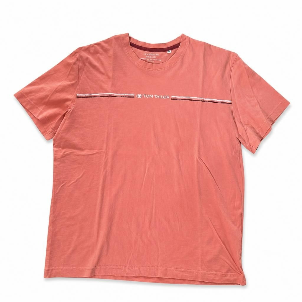 Tom Tailor pink crew-neck t-shirt | Pre-Loved | Why Go Less