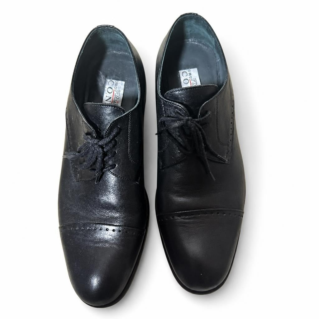 Black Leather Oxford Dress Shoes | Pre-Loved | Why Go Less