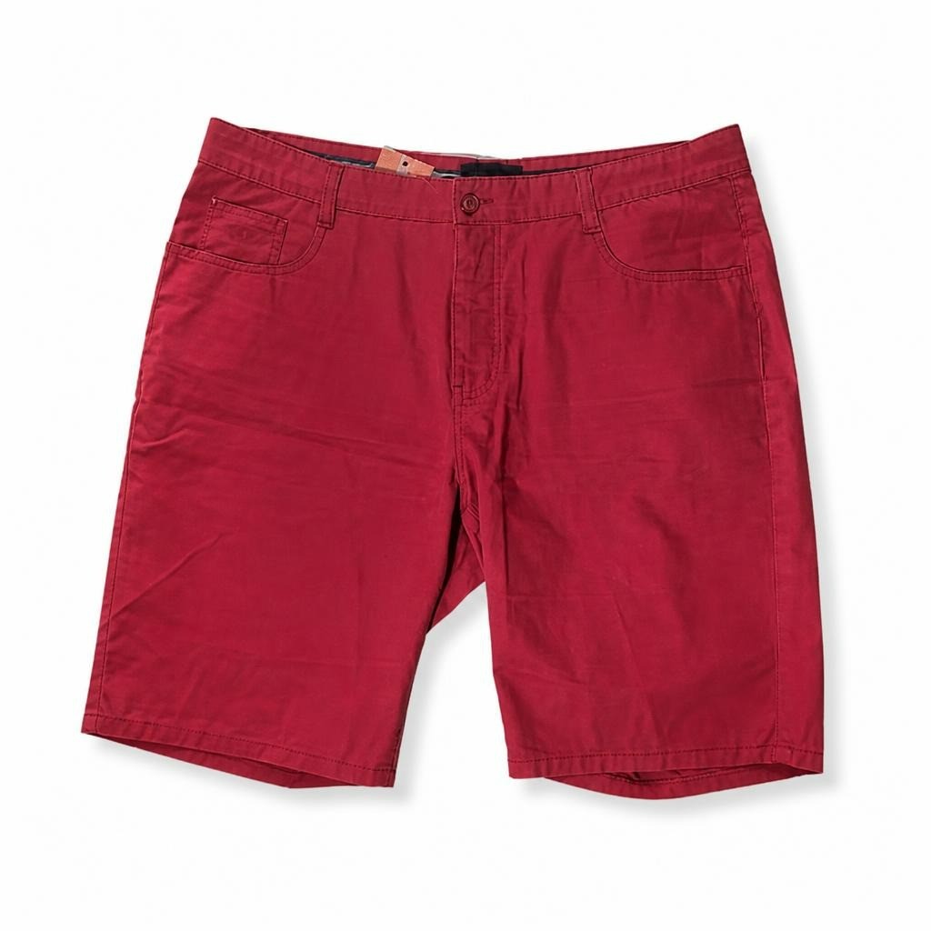 Men's Red Chino Shorts, new with tags | Pre-Loved | Why Go Less