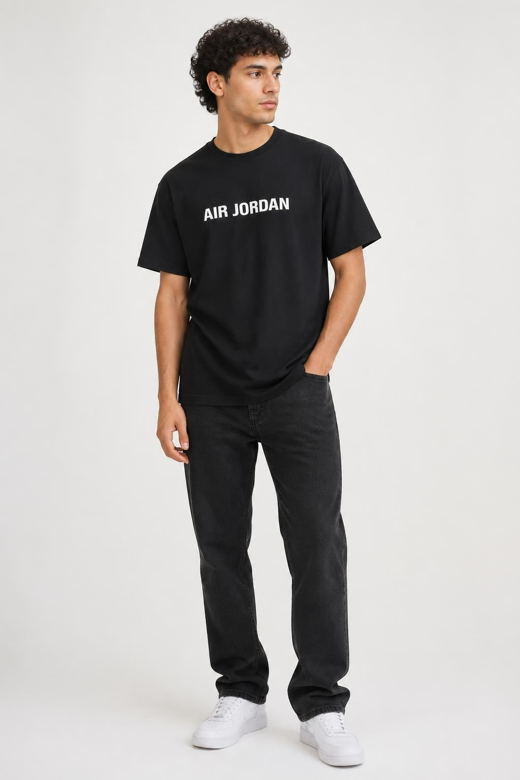 Black Air Jordan Shirt, Eur 44 / Us 14 | Pre-Loved | Why Go Less