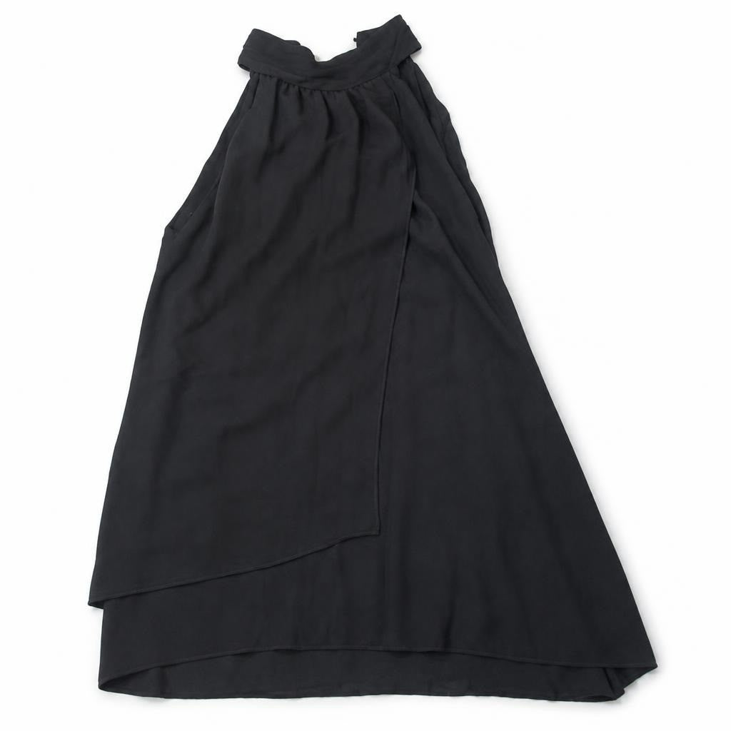Black Sleeveless Halter Neck Maxi Dress | Pre-Loved | Why Go Less