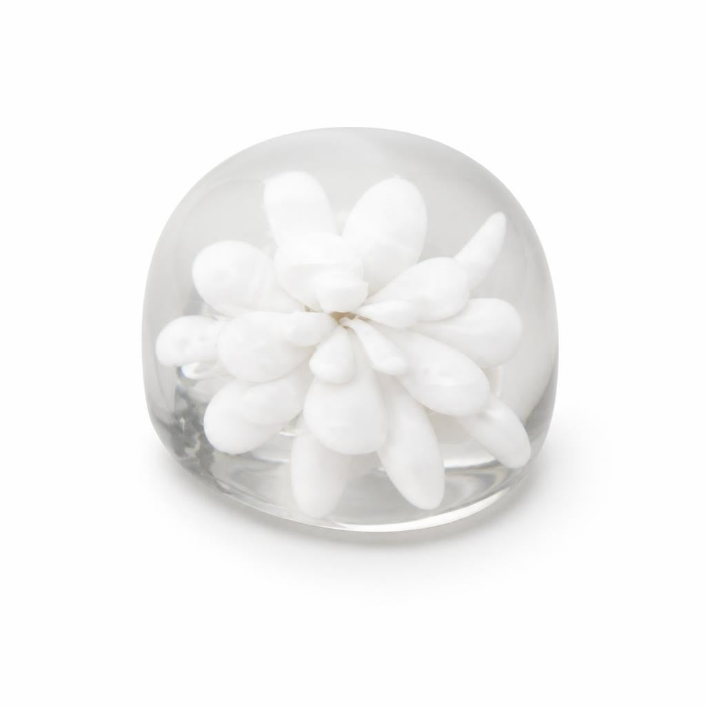 Silver-tone Wire Bangle With Large Pearl Accents | Pre-Loved | Why Go Less-1