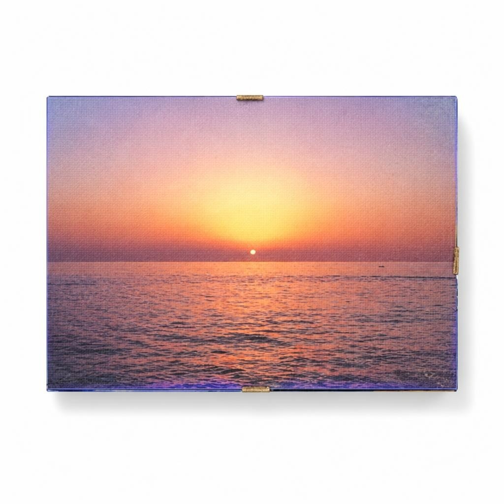 Impression photo coucher de soleil océanique plastifiée ou carte | Occasion | Pourquoi se contenter de moins