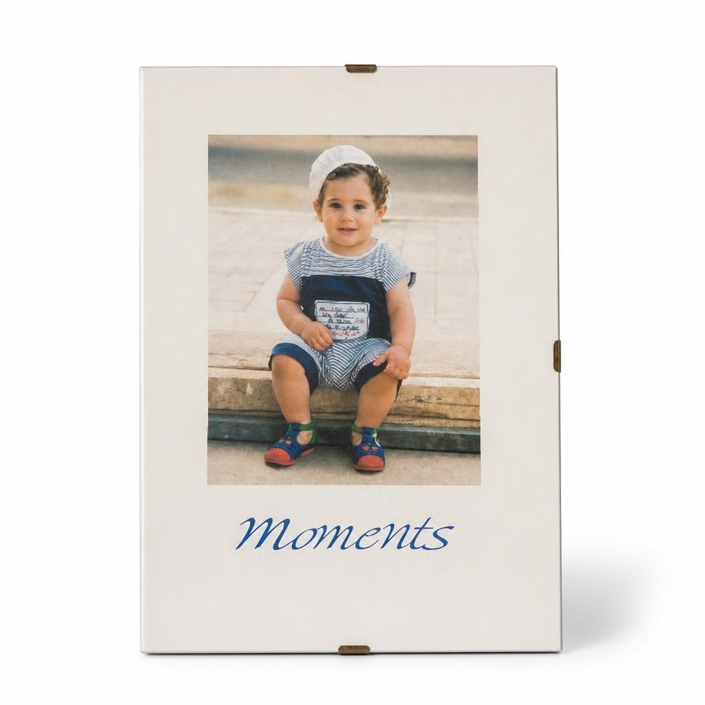 Cadre photo Moments anti-reflet 20x30cm argent | Seconde main | Pourquoi se contenter de moins