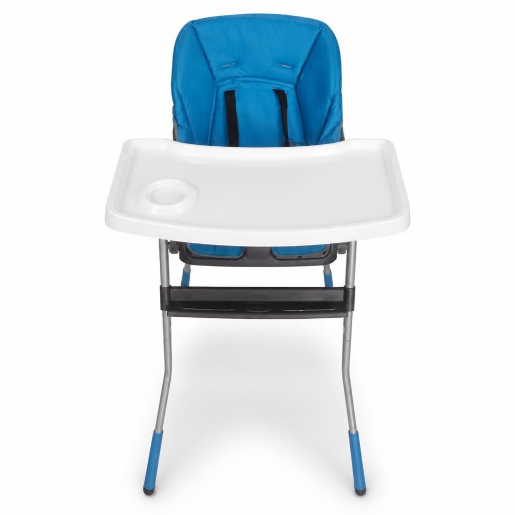 Chaise Haute Bébé Chicco Bleue Avec Plateau | Seconde Main | Pourquoi Choisir Moins Bien