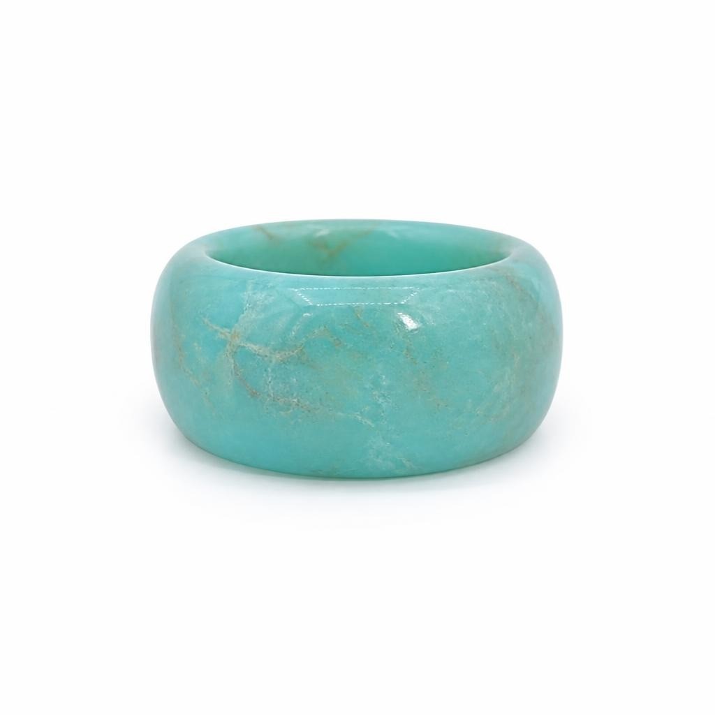 Chunky Turquoise Stone Dome Ring | Pre-Loved | Why Go Less