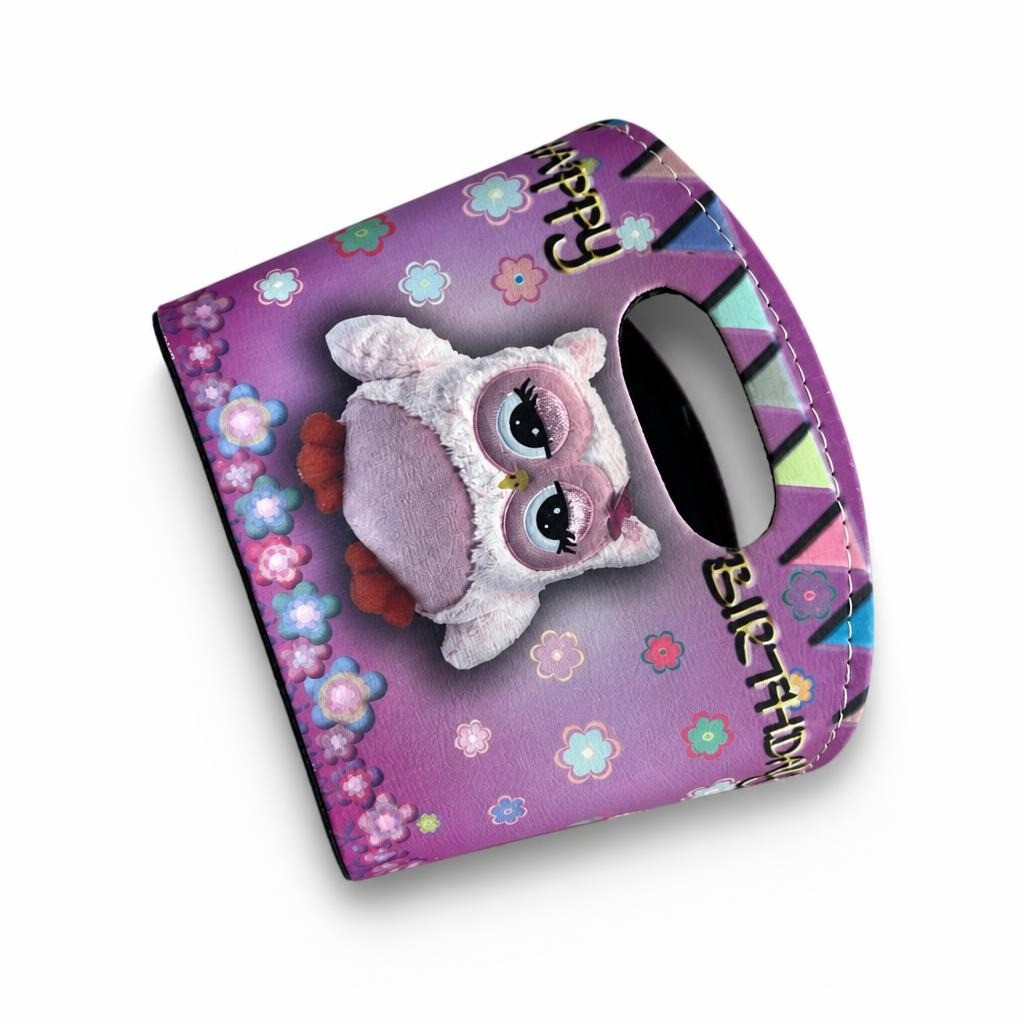 Happy Birthday Purple Owl Gift Bag | Pre-Loved | Why Go Less