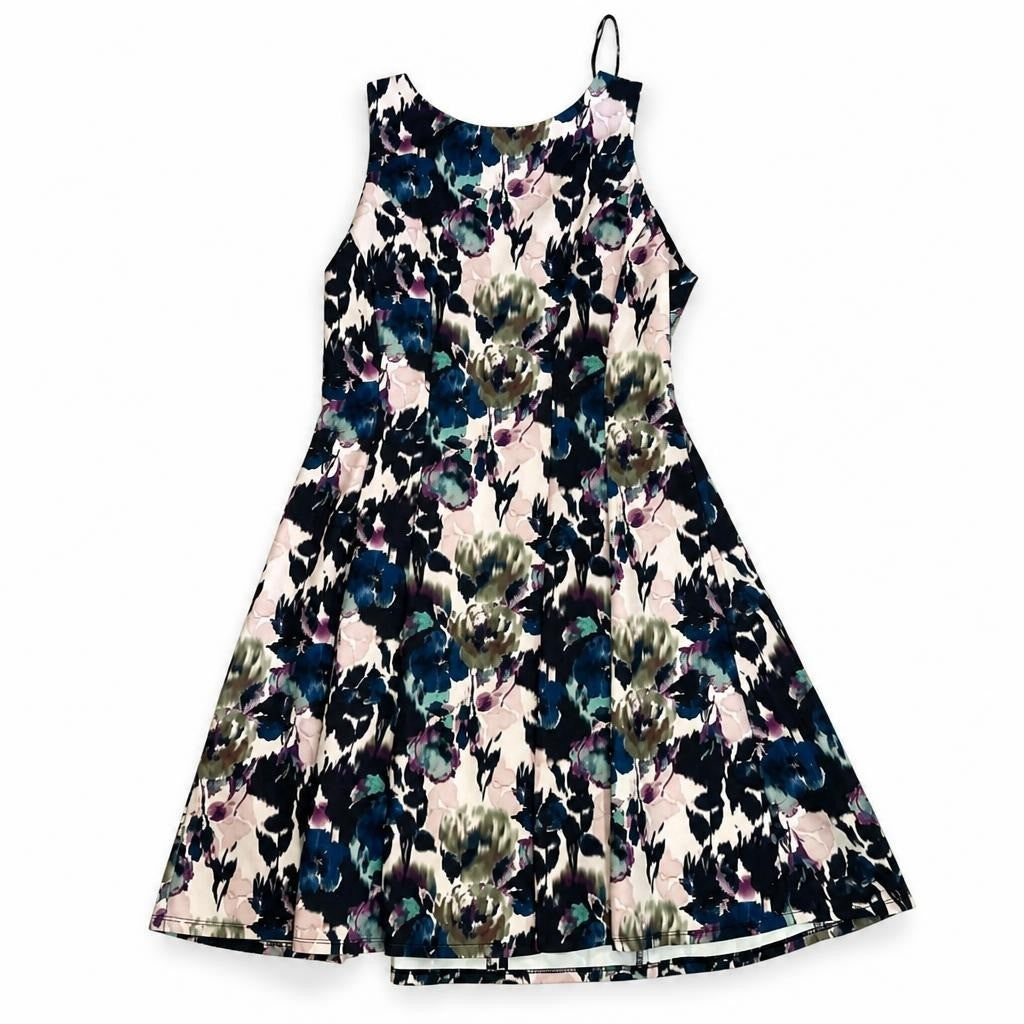 Floral Spaghetti Strap Fit-And-Flare Dress | Pre-Loved | Why Go Less-2