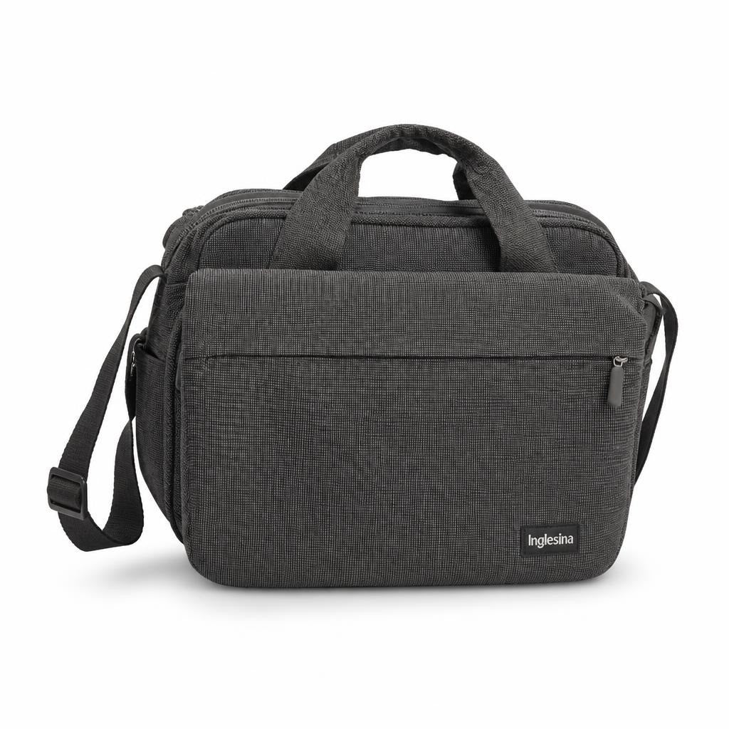 Inglesina Grey Diaper Changing Bag, Multi-Pocket | Pre-Loved | Why Go Less-1