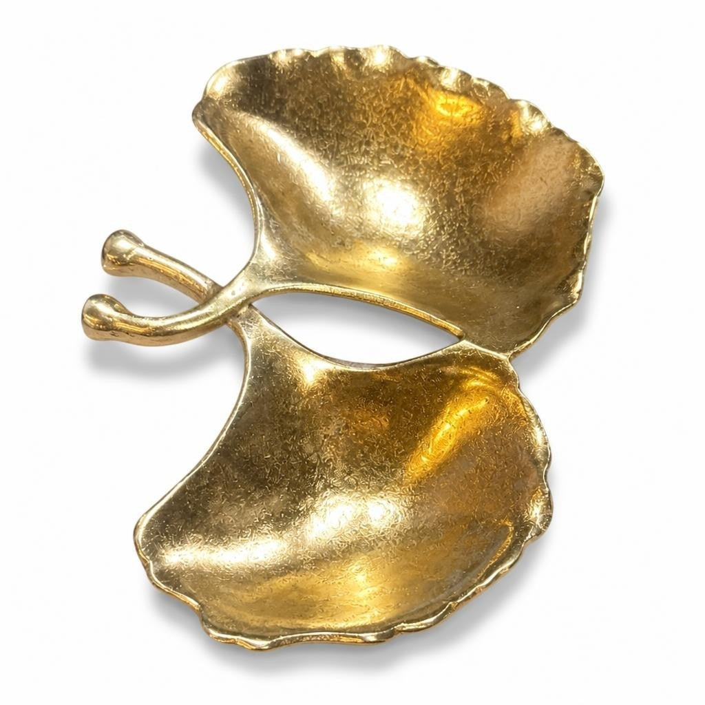 Plat Décoratif Double Plateau Feuille d'Or | Seconde Main | Pourquoi se contenter de moins