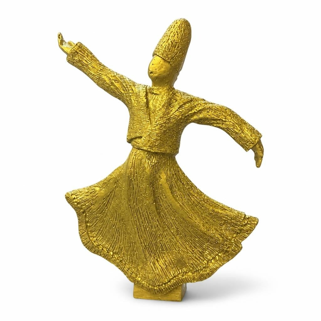 Figurine Soufi Tourneur dorée, Résine Texturée | Occasion | Pourquoi se contenter de moins