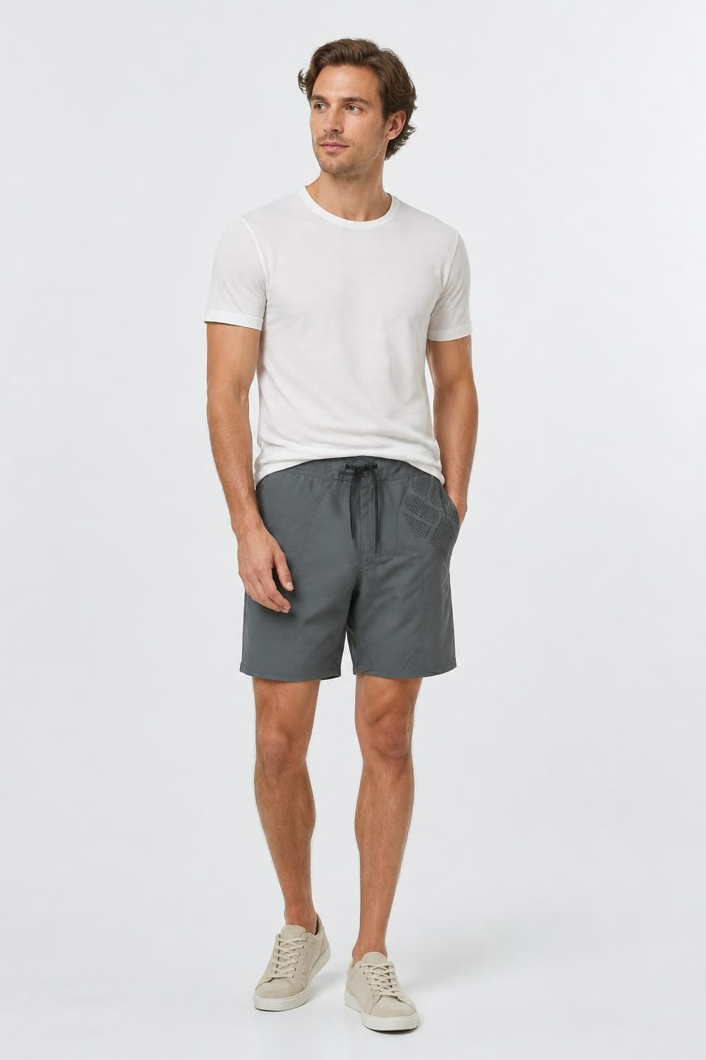 Columbia Board Shorts Gray Drawstring | Pre-Loved | Why Go Less