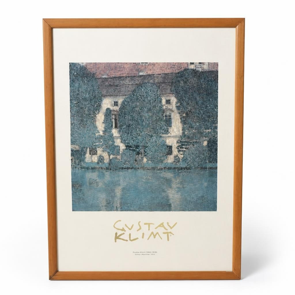 Gustav Klimt Reproduction Encadrée Bleue | Seconde main | Pourquoi se contenter de moins