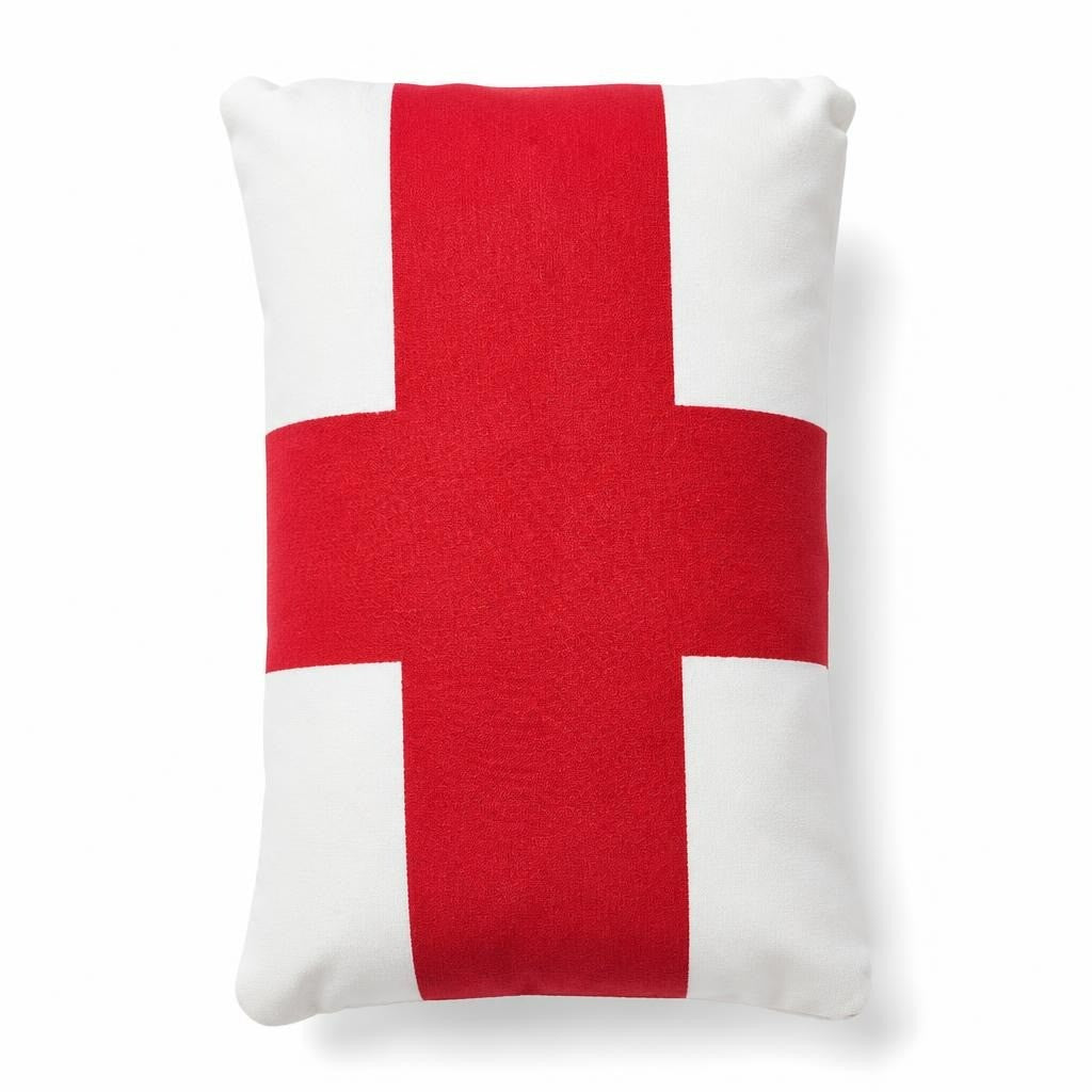 Coussin décoratif Croix Rouge Blanc Rouge Petit 5 | Occasion | Pourquoi payer plus