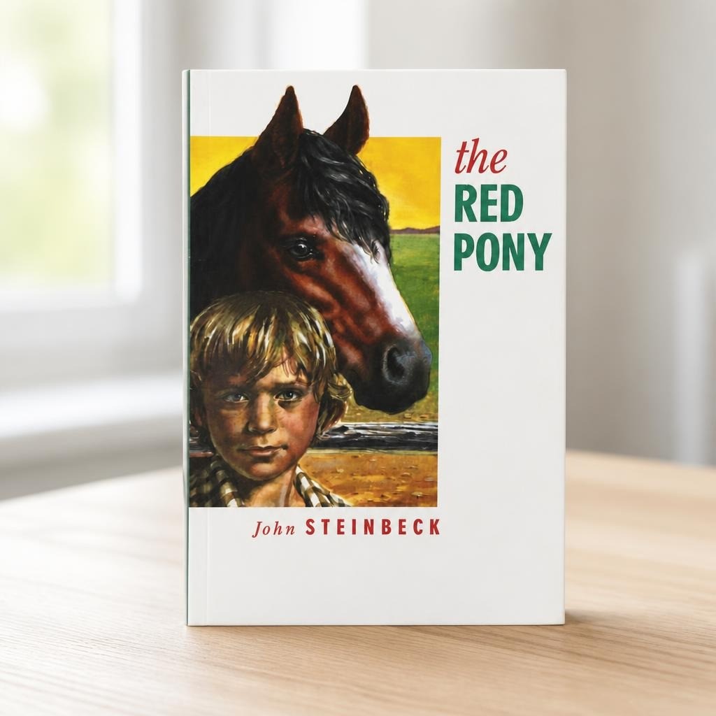 The Red Pony - John Steinbeck, Heinemann EN - on surface shot, second-hand at Why Go Less, Dekwaneh, Lebanon