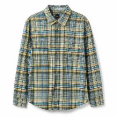 Hugo Boss Blue Yellow Brown Plaid Flannel Shirt - at Why Go Less, Lebanon