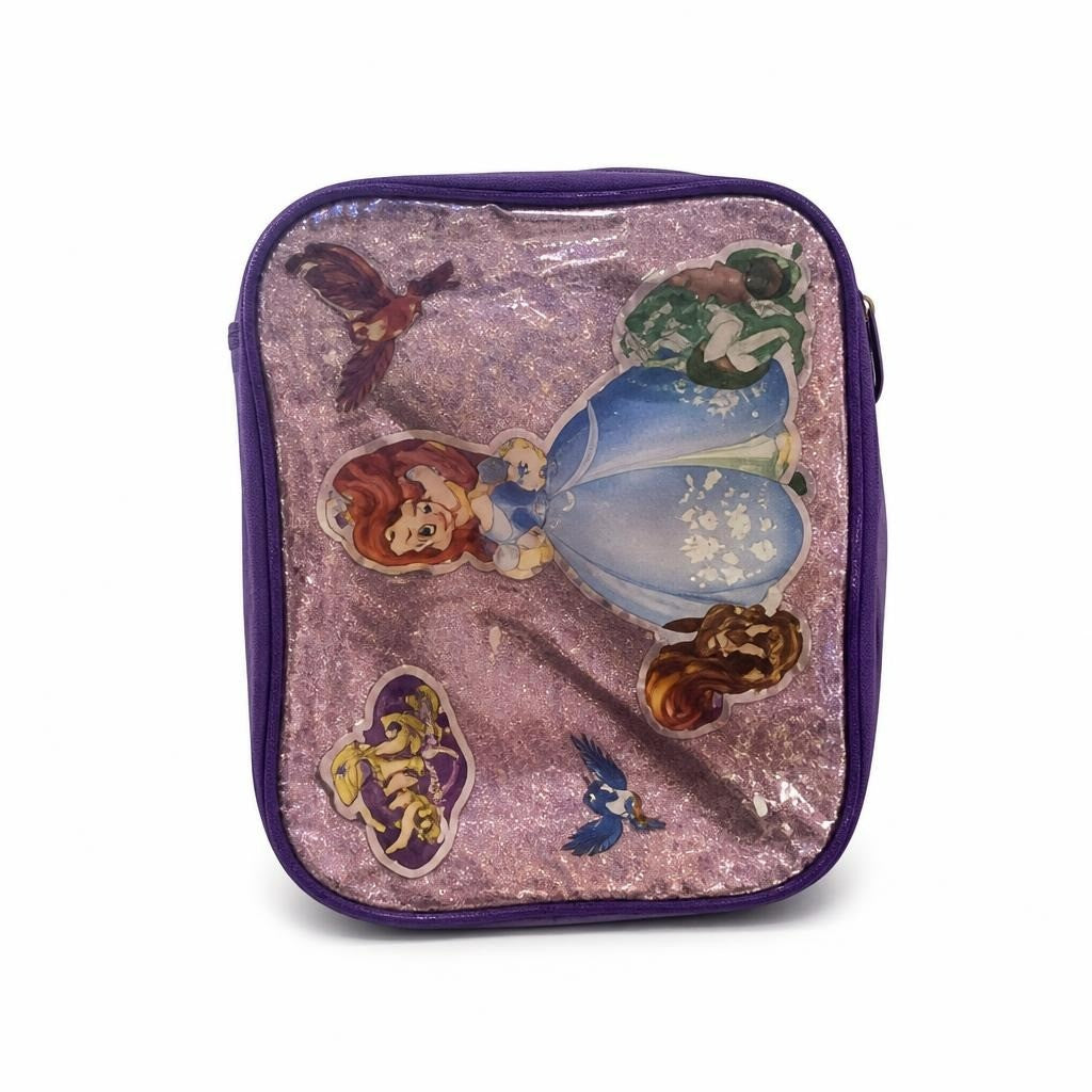 Sofia the First Purple Kids Lunch Bag - white studio shot, second-hand at Why Go Less, Dekwaneh, Lebanon