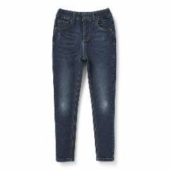 Dark Blue Washed Slim-fit Denim Jeans - at Why Go Less, Lebanon
