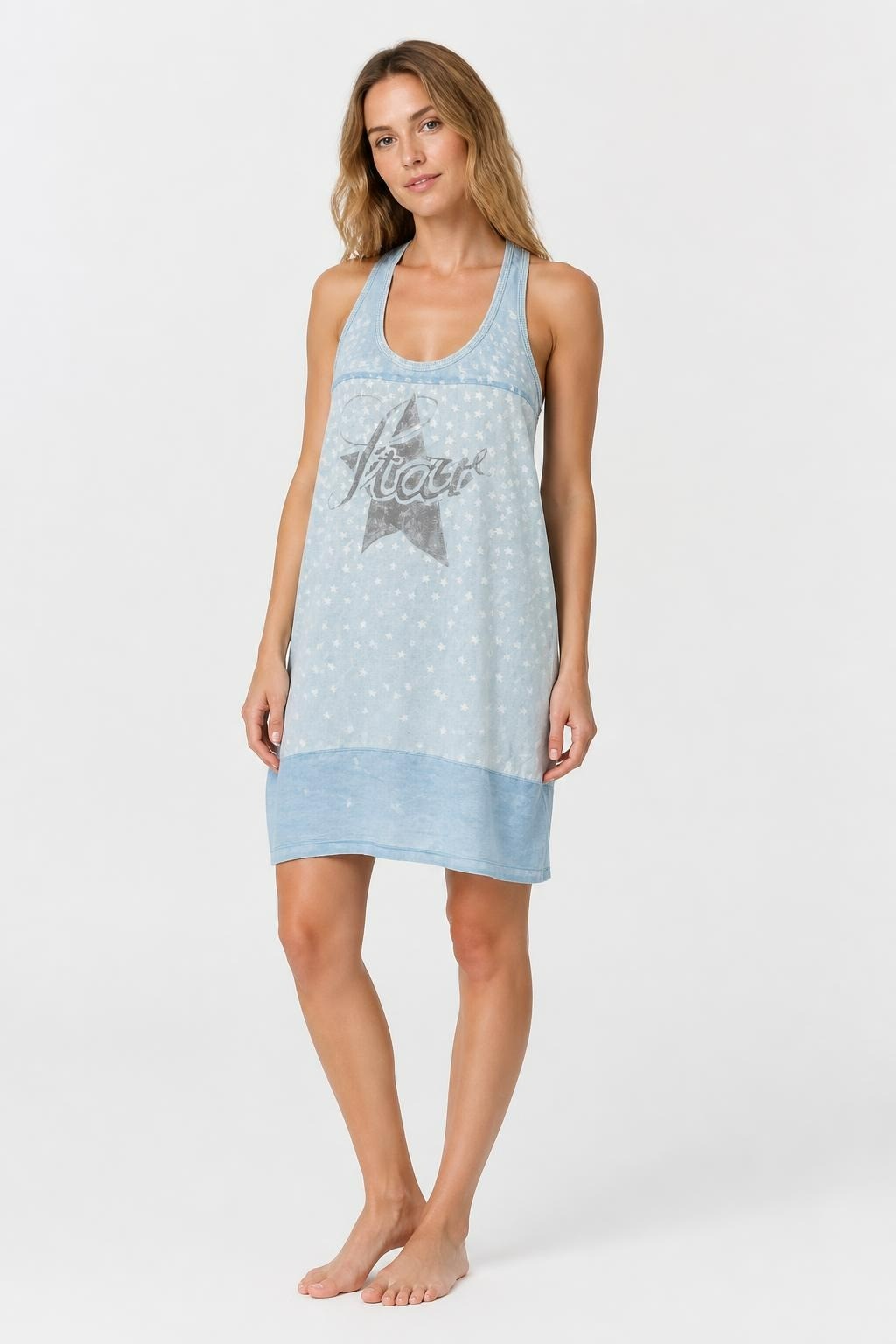 Free People We the Free Blue Star Tank Top Size L - at Why Go Less, Lebanon