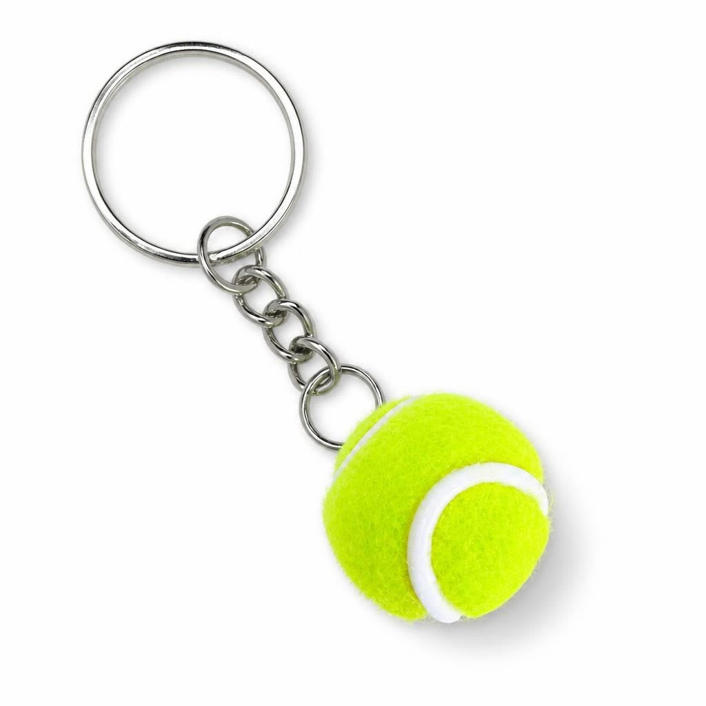 Mini tennis ball novelty keychain - second-hand at Why Go Less