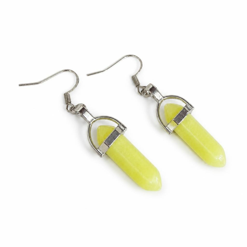 Glow in the Dark yellow jade crystal point si - second-hand at Why Go Less