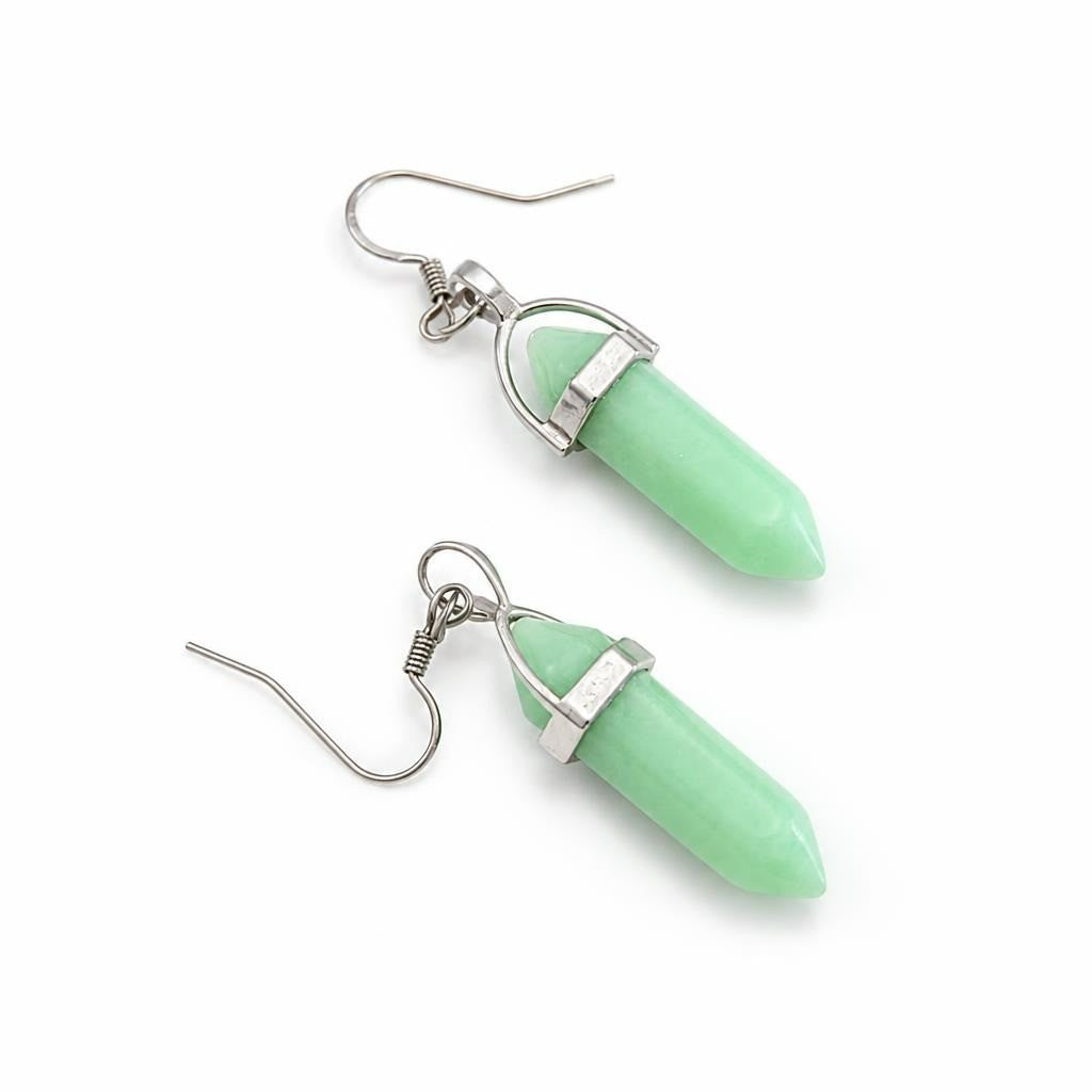 Glow in the Dark Mint green crystal point sil - second-hand at Why Go Less