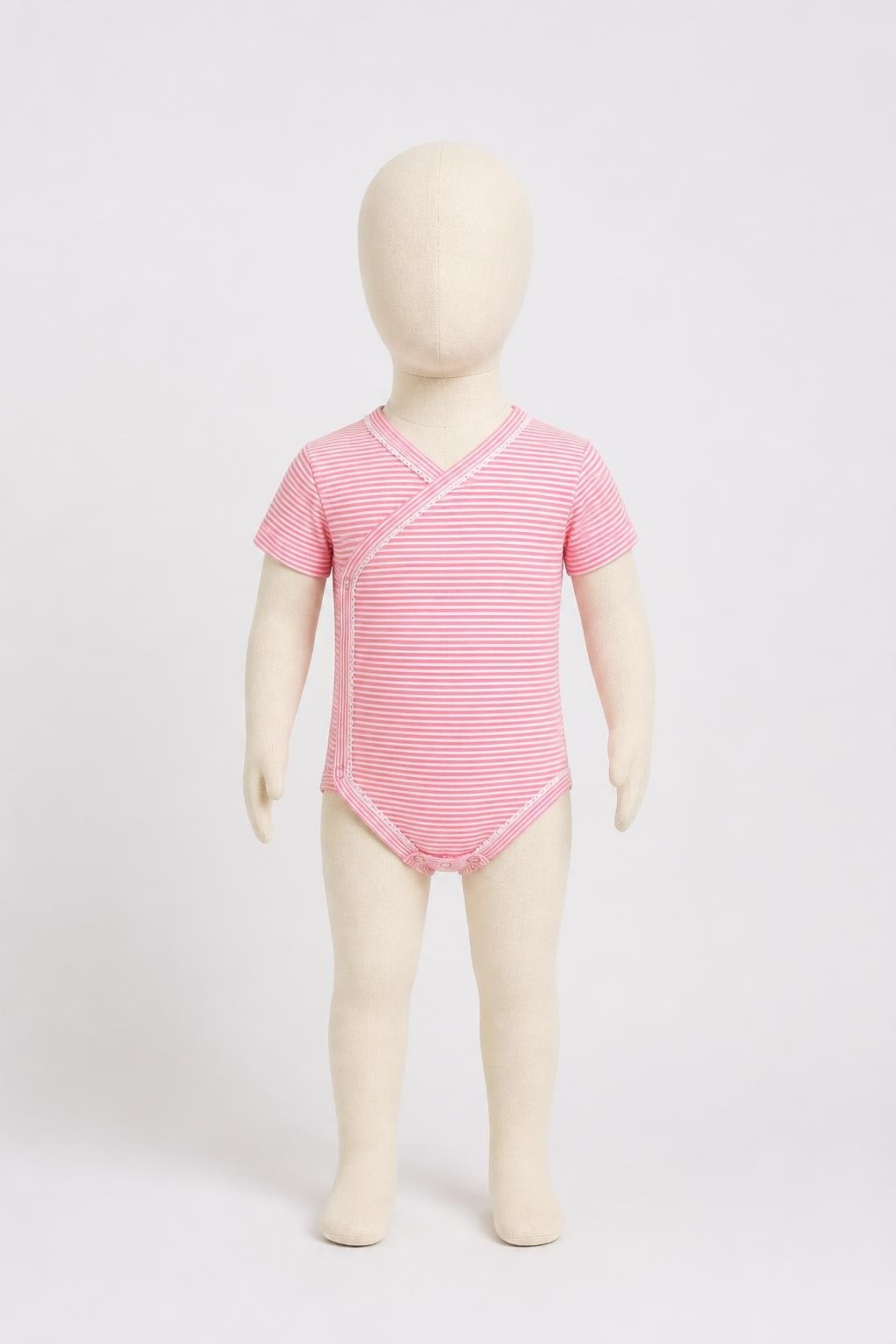Pink Grey Plaid Soft Knit Item, Size 5-9yr - at Why Go Less, Lebanon