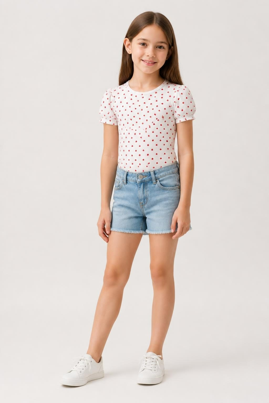 Pink Gray Plaid Soft Knit Top, 5-9y - at Why Go Less, Lebanon