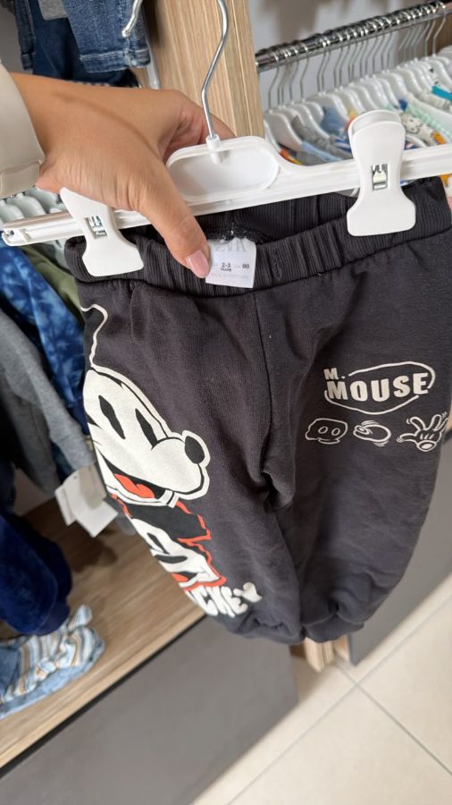 Mickey Mouse dark grey joggers, size 2-3Y/98 - second-hand at Why Go Less