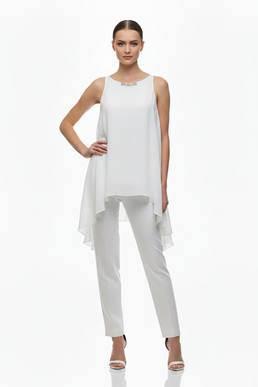 Nocturne Ivory Cold-Shoulder Blouse | Pre-Loved | Why Go Less-1