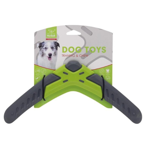 Durable Boomerang Dog Chew Toy - Interactive Fetch & Teeth Cleaning Toy - Digollo at Why Go Less, Lebanon