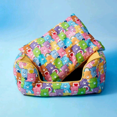 Care Bears x PETSIN Cute Cartoon Printed Nest Pet Bed - Detachable & Washable Non-Slip Bed for Cats & Dogs - Digollo at Why Go Less, Lebanon