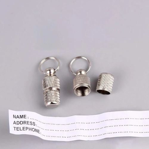 Trixie Metal Pet ID Tag and Address Tube for Dog and Cat Collars - Digollo at Why Go Less, Lebanon (2)