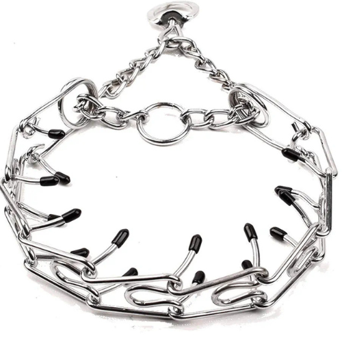 Heavy Duty Adjustable Dog Prong Collar with Comfort Rubber Tips - Digollo at Why Go Less, Lebanon
