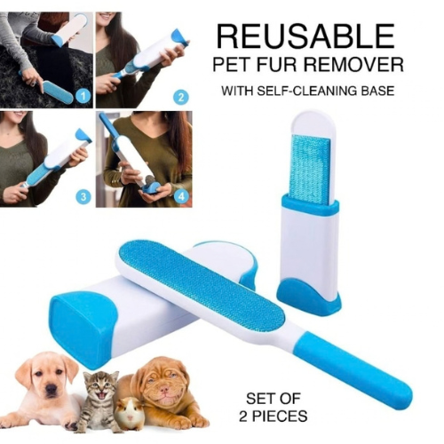 Reusable Pet Hair Remover Brush with Self-Cleaning Base - Digollo at Why Go Less, Lebanon
