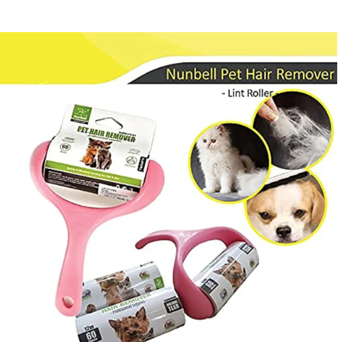 Nunbell Pet Hair & Lint Roller - Extra Sticky Dog & Cat Fur Remover - Digollo at Why Go Less, Lebanon