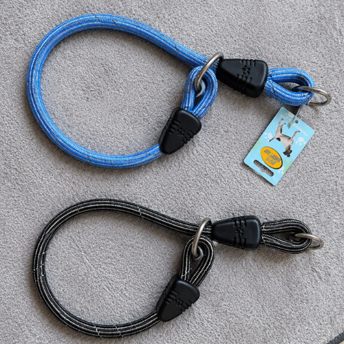 Heavy Duty Reflective Rope Slip Lead Dog Leash & Collar Combo - Digollo at Why Go Less, Lebanon