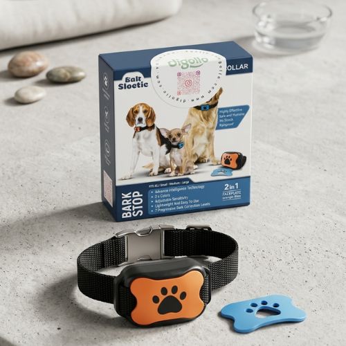 Digollo Bark Stop Smart Dog Bark Collar | Humane No-Shock Training Collar - Digollo at Why Go Less, Lebanon