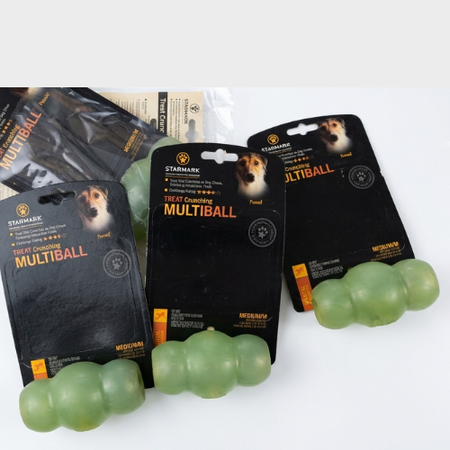 Starmark Treat Crunching Multiball Interactive Dog Toy - Digollo at Why Go Less, Lebanon