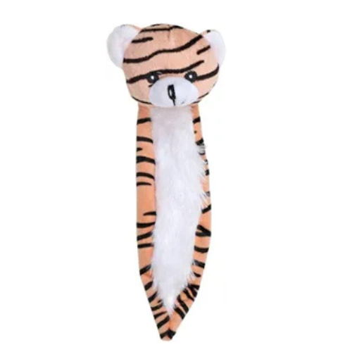 Plush Tiger Stick Dog Toy - Squeaky Plush Chew & Fetch Toy for Small to Medium Dogs - Digollo at Why Go Less, Lebanon