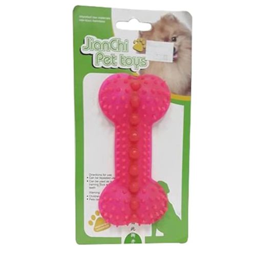 JianChi Textured Rubber Dog Bone Chew Toy - Dental Teething & Training Toy for Small & Medium Dogs - Digollo at Why Go Less, Lebanon (2)