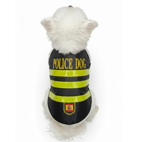 Reflective "Police Dog" Vest & Safety Harness | High-Visibility Dog Clothes - Digollo at Why Go Less, Lebanon