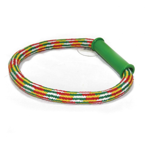 Durable Rope Tug Toy with Plastic Handle for Dogs - Multicolored Interactive Pet Toy - Digollo at Why Go Less, Lebanon
