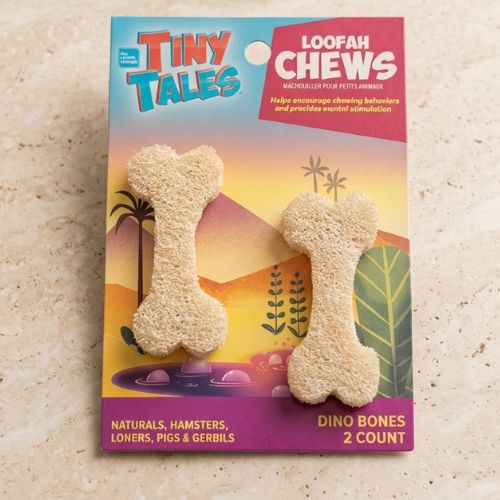 Tiny Tales Loofah Chews - Dino Bones Hamster & Small Pet Toys - Digollo at Why Go Less, Lebanon (2)