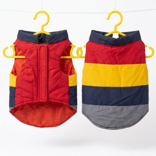 Waterproof Padded Dog Vest - Color Blocked Winter Coat for Dogs - Digollo at Why Go Less, Lebanon
