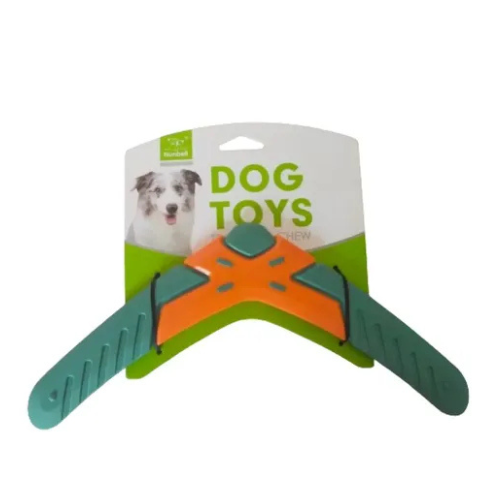 Durable Boomerang Dog Chew Toy - Interactive Fetch & Teeth Cleaning Toy - Digollo at Why Go Less, Lebanon (2)