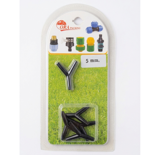 5mm Y-Shape Drip Irrigation Connectors - Micro Hose Splitters for Garden & Greenhouse Watering - Digollo at Why Go Less, Lebanon